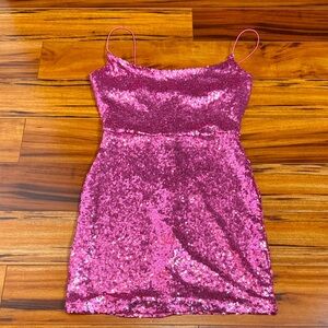 Homecoming or Winter formal Windsor Deep Pink Dress